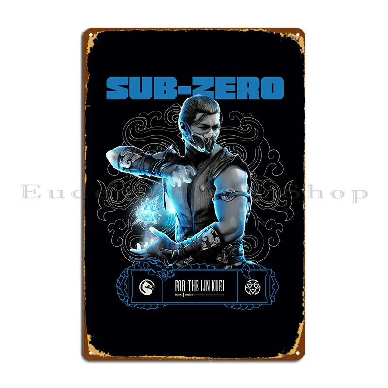 Sub-Zero Metal Sign Wall Cave Bar Kitchen Kitchen Personalized Tin Sign Poster