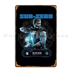 Sub-Zero Metal Sign Wall Cave Bar Kitchen Kitchen Personalized Tin Sign Poster