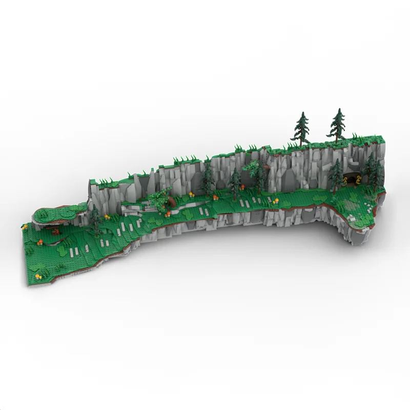 2450 деталей MOC Zelda BOTW Путь к лагерю старика - Расширение MOC-202426 Модель MAN Строительные блоки Рождественский подарок Игрушка Конструктор