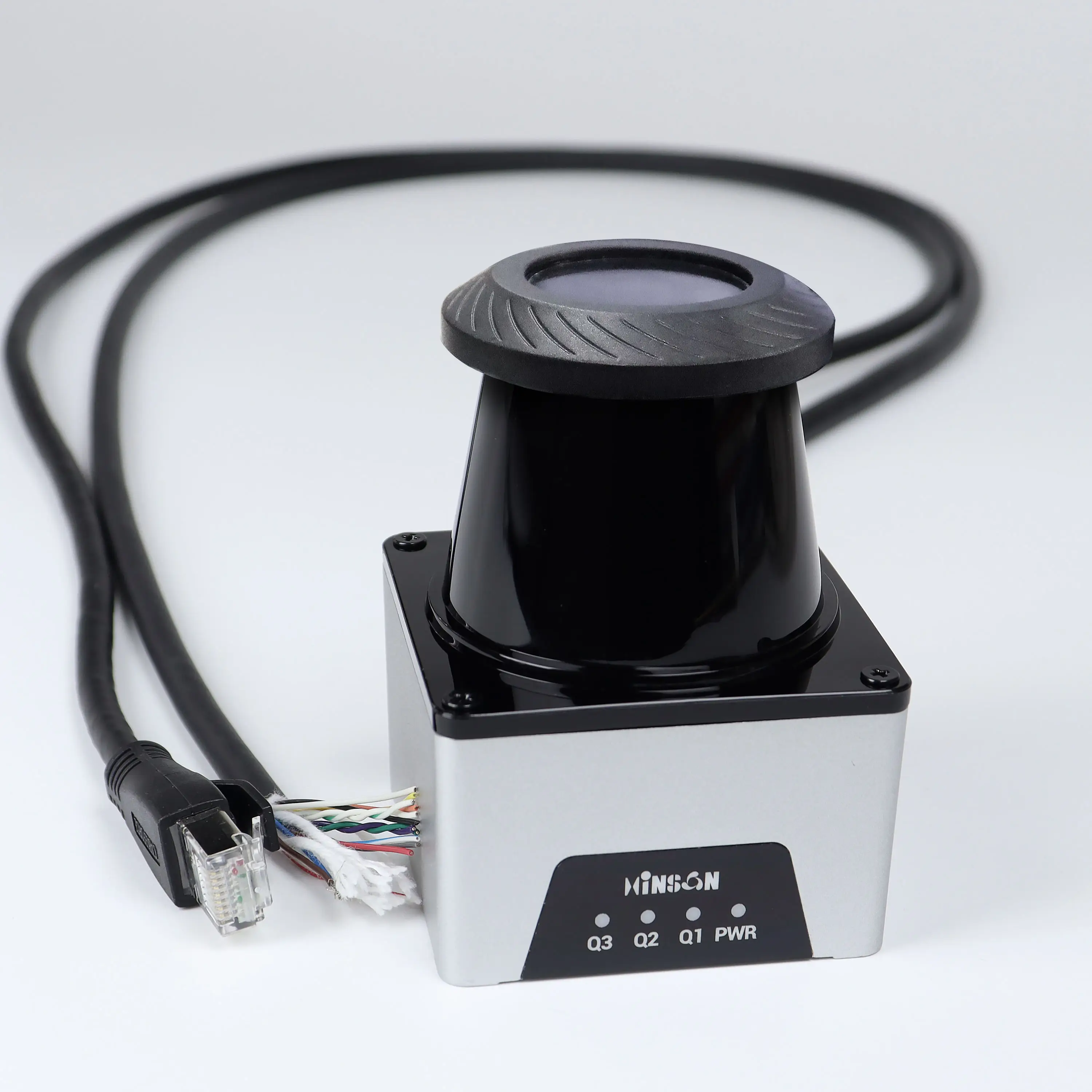 Hinson FE50FA AGV AMR vorkheftruck PRT met geavanceerde optische LIDAR-sensor 360 graden scannen tot 50 meter afstand