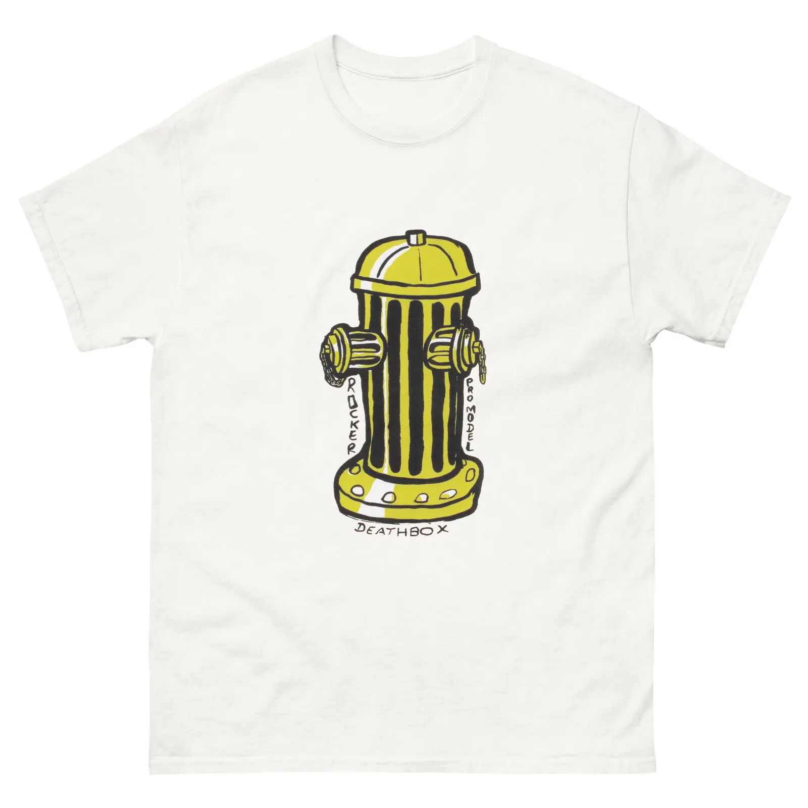

Deathbox Fire Hydrant Vintage 80s Skateboarding T Shirt Designs