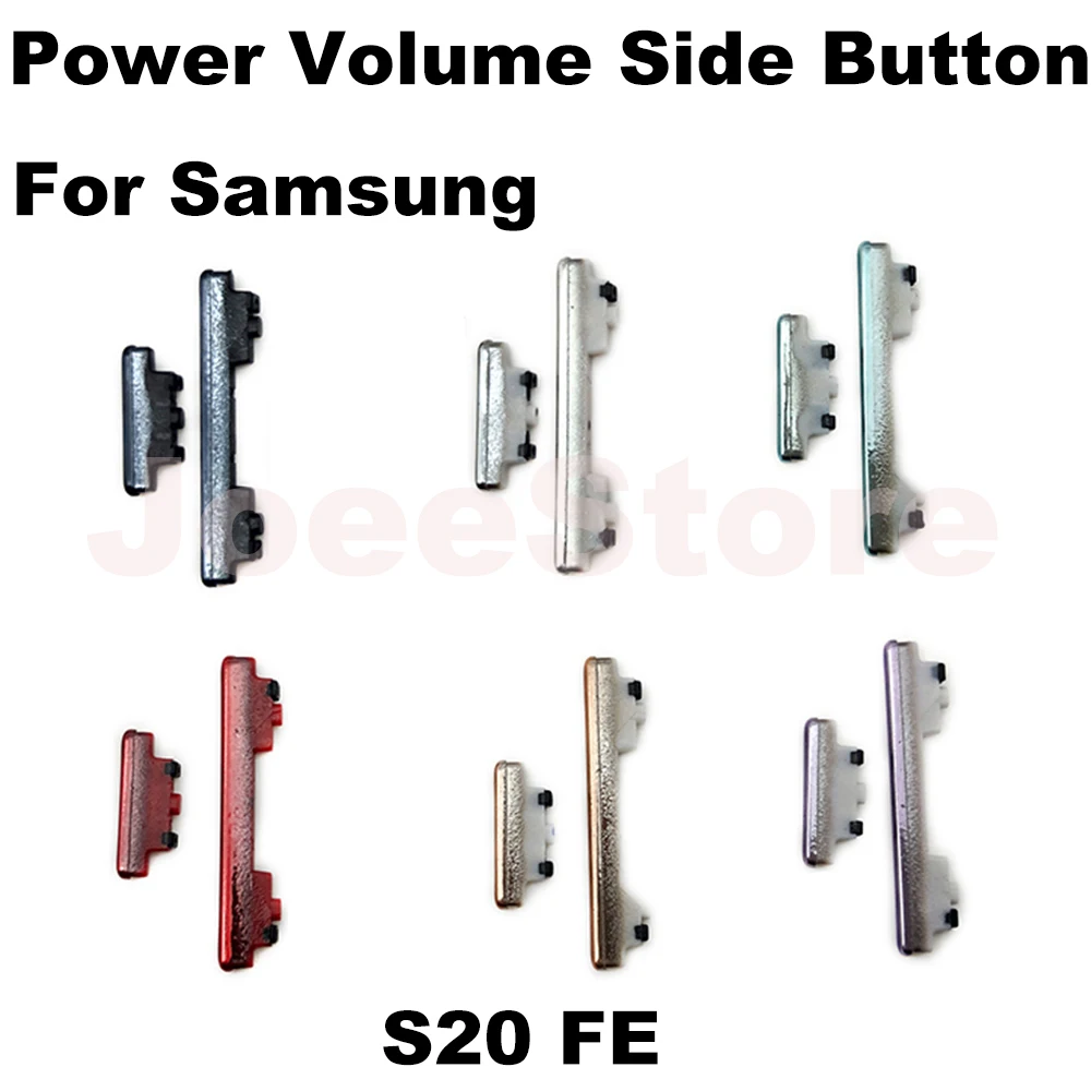 Power Volume Side Button For Samsung Galaxy S20 S20Plus S20Ultra S20FE Power ON OFF Switch Control Key External Plastic Button