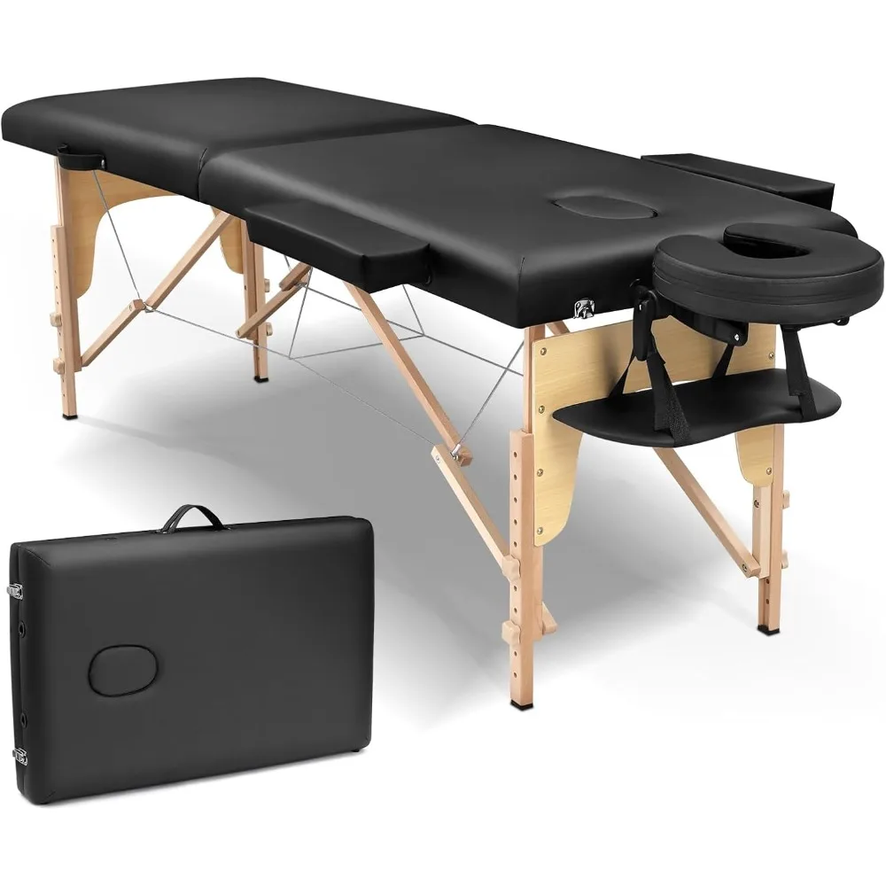 

Massage Table, Portable Lash Bed, Folding Physical Therapy Table - Professional Spa Bed for Home