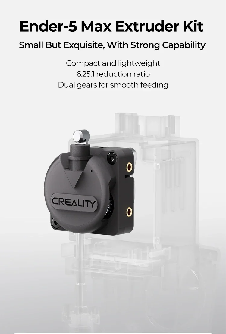 Creality Ender 5 MAX Extruder-Kit, Extrusion mit hohem Drehmoment, 6,25:1 Untersetzungsverhältnis, Doppelzahnräder für Ender-5 Max 3D-Druckerzubehör – Detail 1