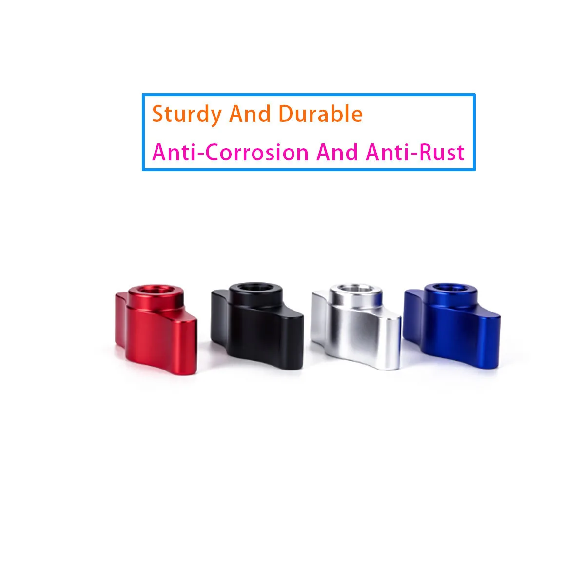 M3 M4 M5 M6 M8 1/4 Adjustable Three-way Wing Aluminum Alloy Nut Manually Clamped and Tightened for Disassembly and Replacement