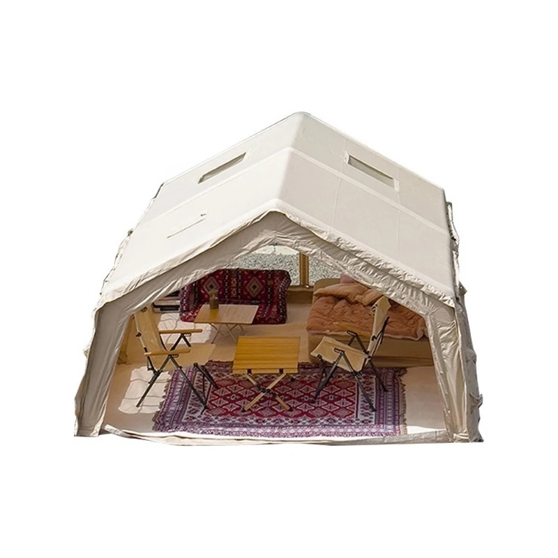 

Camping Inflatable Tent Army Green 13.6 Outdoor One Room One Living Room Roof Tent Rainproof Camping Tent Lakeside