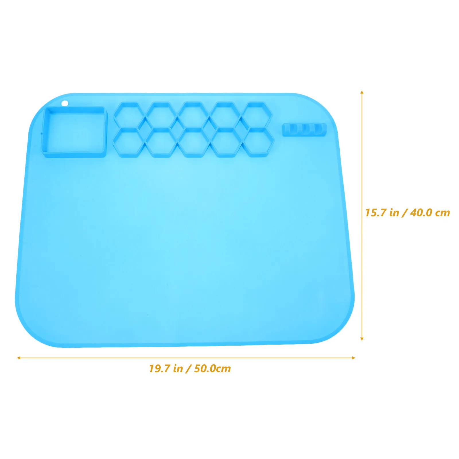 Silicone Painting Mat Art DIY Craft Project Nonstick Silicone Sheet Multipurpose Pad for Painting Watercolor Resin Jewelry