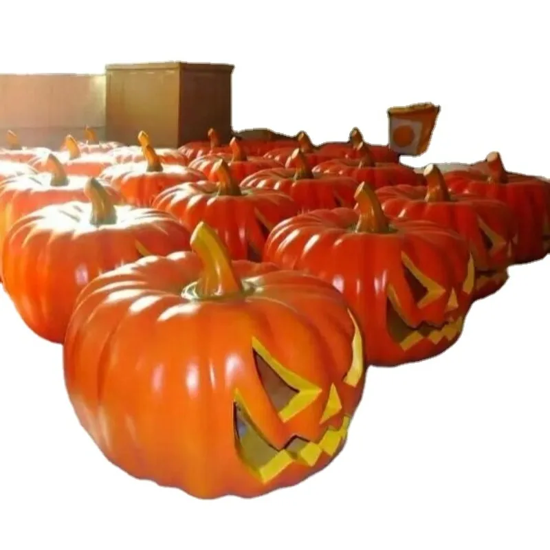 Fiberglass Pumpkin Decoration for Halloween Parties Essential Party Supplies and Decorations