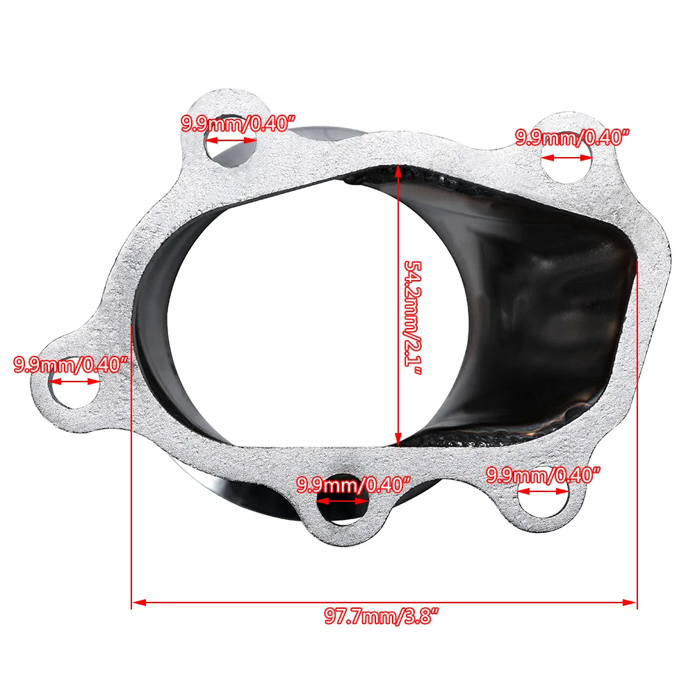 Hypertune - Stainless Steel Adapter for T25 T28 GT25 GT28 2.5\
