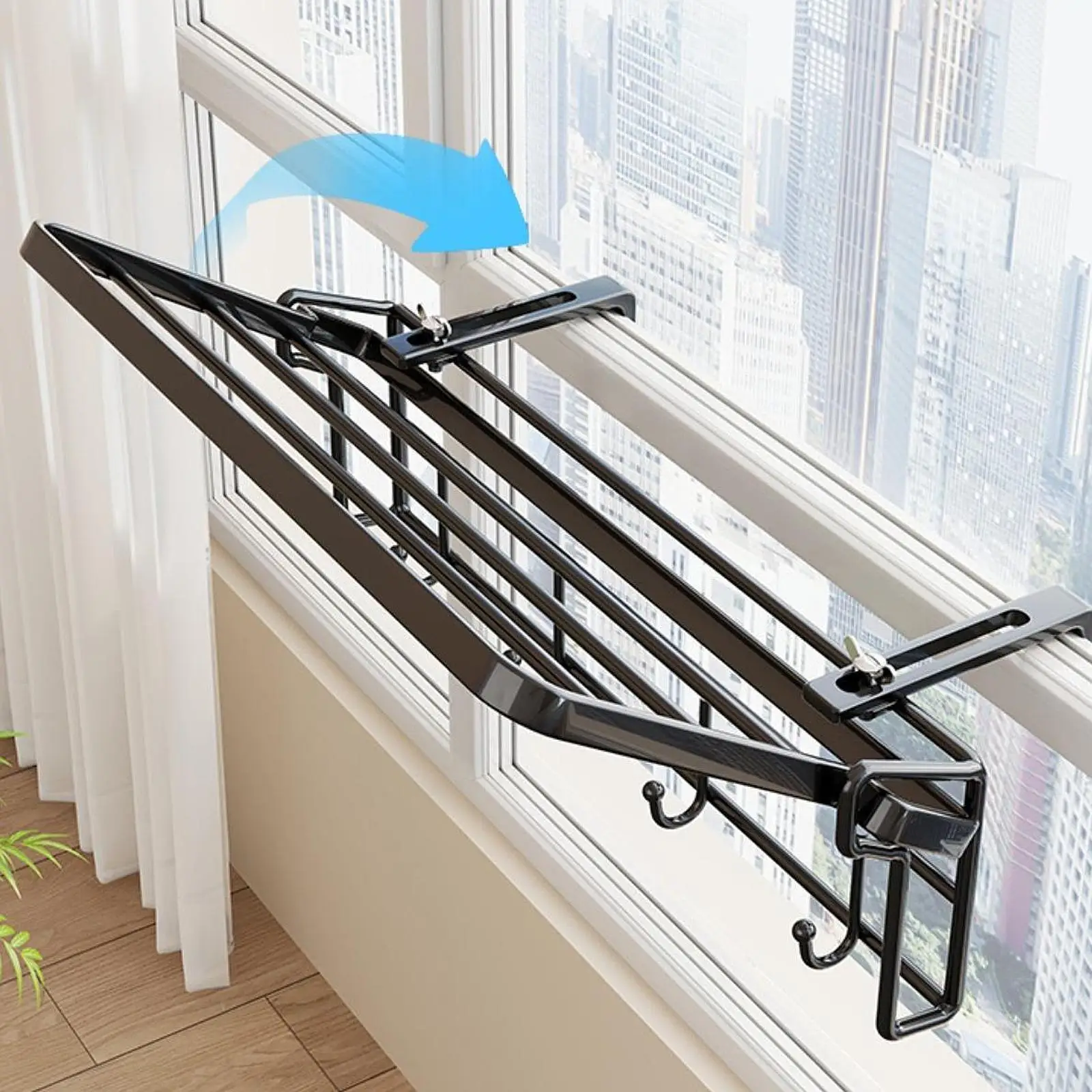 Clothes Drying Rack Portable Laundry Rack for Hotel Laundry Room Dormitory