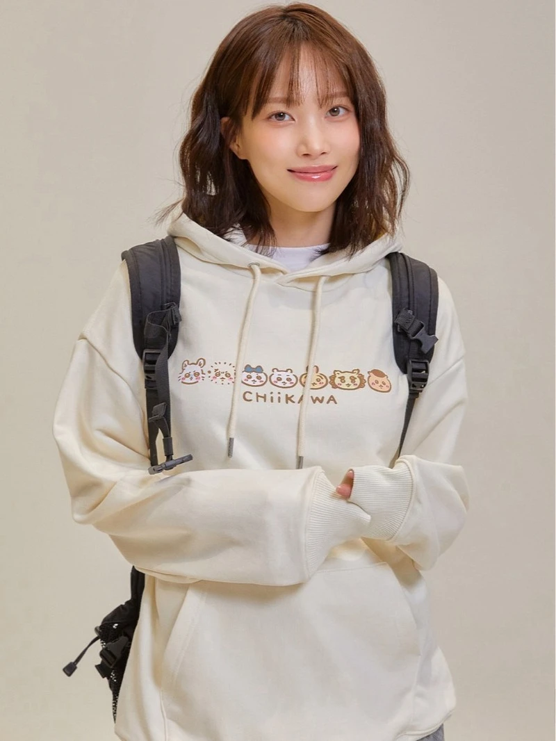 MINISO chiikawa Jiyikawa Usaqi gemeinsames Kapuzenpullover Langarm vielseitiges Damen- und Herrenoberteil Pullover Herbst Winter Kleidung