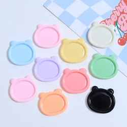 20Pcs Kawaii Bear Shape Plate Flat Back Resin Cabochons Scrapbooking DIY Jewelry Craft Decoration Accessories Colorful Bears