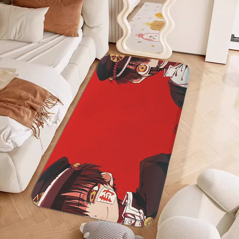 Anime Bedroom Rug G-Hanako Kun Living Room Floor Carpet for Kitchen Custom Doormat Balcony Hallway Foot Mat Slip-resistant