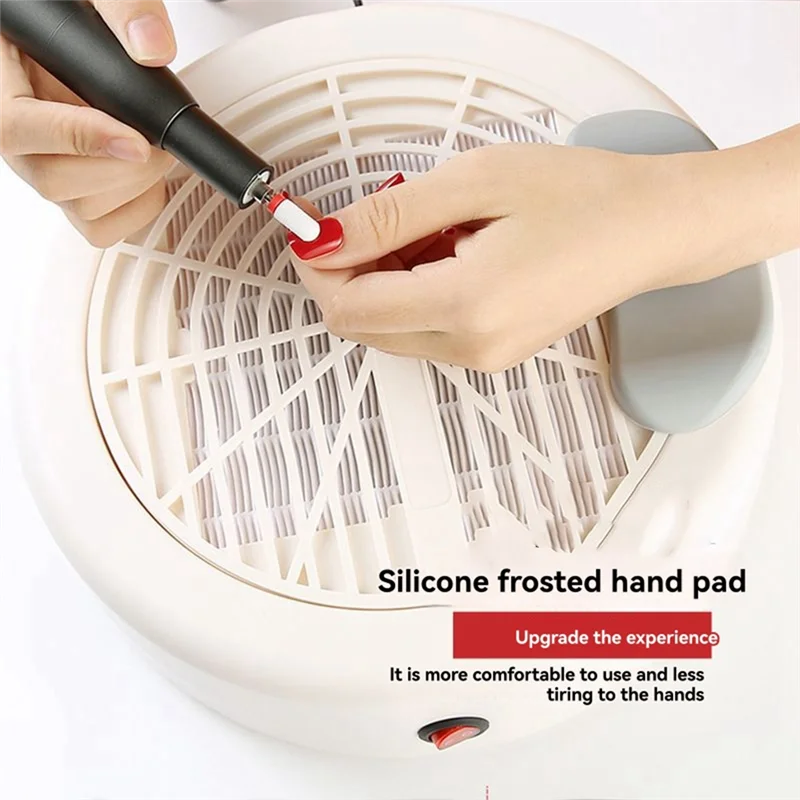 ABLE-ネイルダストコレクター コンパクト真空ファン集塵機 再利用可能なフィルター付き 強力な集塵機