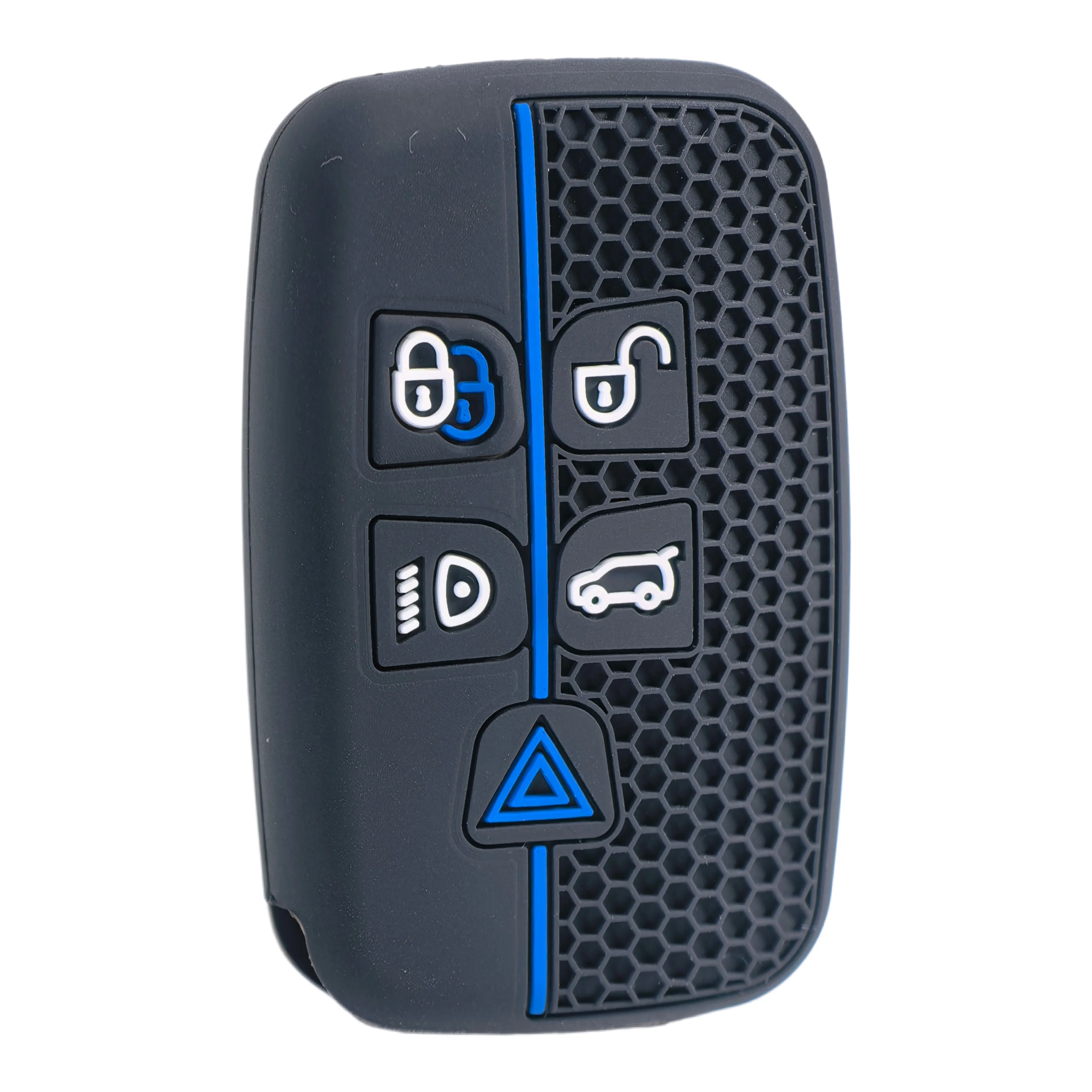 Keychain For Land Rover Range Rover Sport Velar Evoque Freelander2 Discovery Jaguar XF XJ XJL XE Silicone Car Key Case Cover