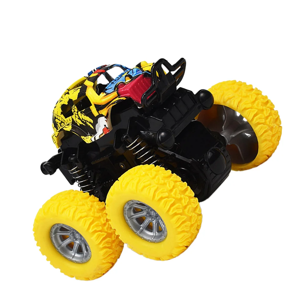 Children’s Toys Education Car Four Wheel Drive 12*85*5cm Vehicle Inertia Friction Models Yellow Baby