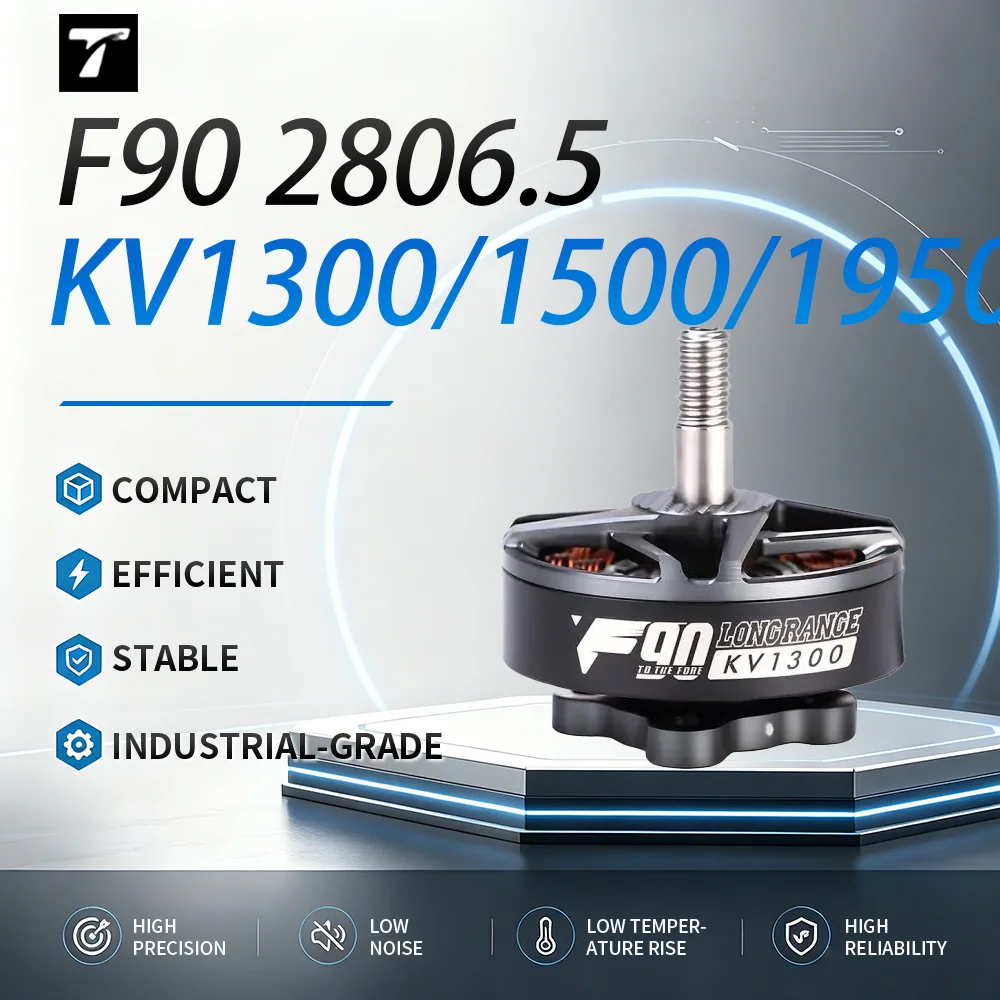 T-HOBBY F90 Lightweight FPV Motor 46.6g 5-6S 12N14P for 7 Inch Prop Long Endurance Cinewhoop FPV Racing Drone Freestyle Quad