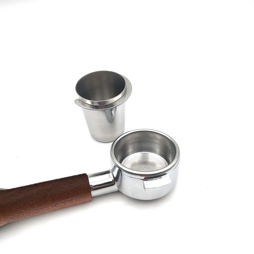 53mm Coffee Dosing Cup Stainless Steel Dosing Cup Coffee Powder Cup Coffee Powder Feeder Espresso Machine Coffeeware Accessories