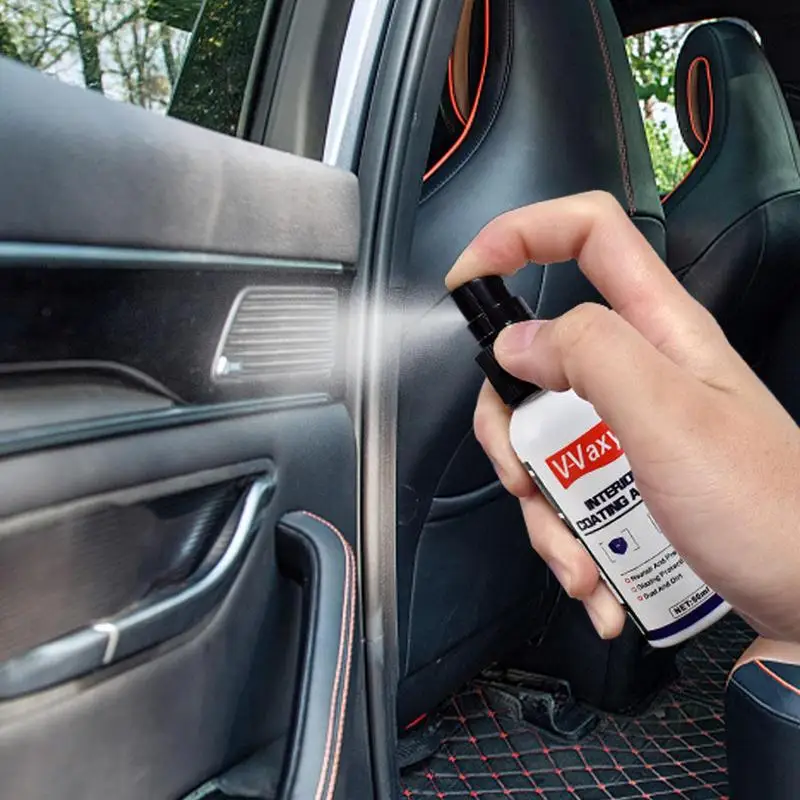 50ml Car Furniture Cleaner PH Balance Colorless Car Leather Cleaner Multi-effect Formula Car Care Supplies For Motorcycle Truck