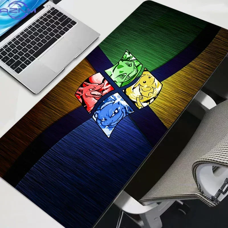 Hot Anime Mouse Pad Large Gamer Accessories Varmilo Keyboard Pad PC Computer Desk Mat Pokemon Pikachu Gaming E-sports Mousepads