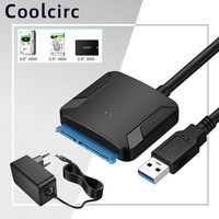 USB 3.0 to SATA Cable SATA III Hard Drive Adapter Converter for 2.5\