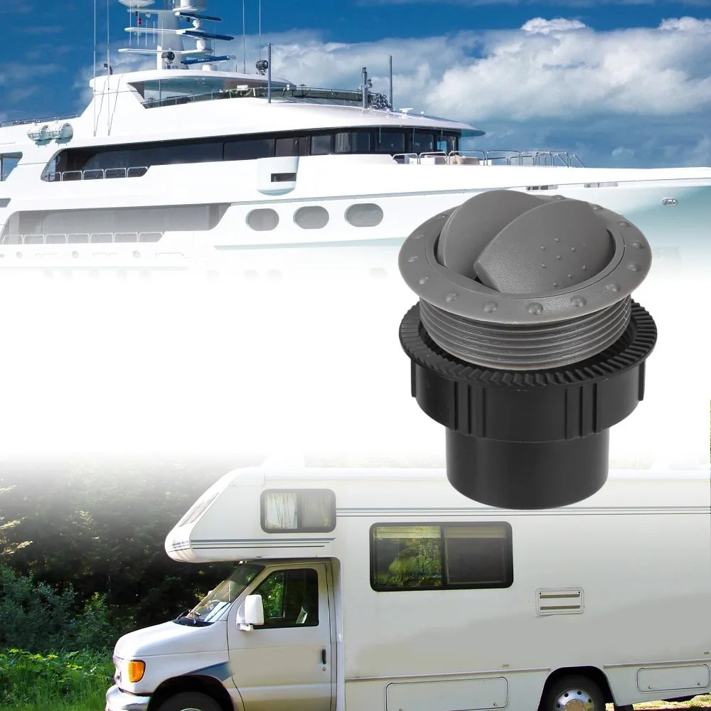 

Универсальная 60 мм автомобильная приборная панель, вентиляционная решетка для кондиционера, круглая крышка, вентиляционное отверстие для автофургона, автобуса, яхты