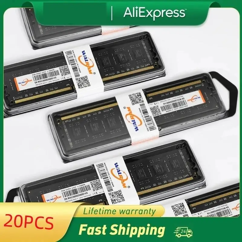 Top 20PCS DDR3 DDR4 ram memory Desktop 4gb 8GB 16GB 32GB 1333 1600 2133 2400 2666MHz Memory RAM Desktop For AMD intel