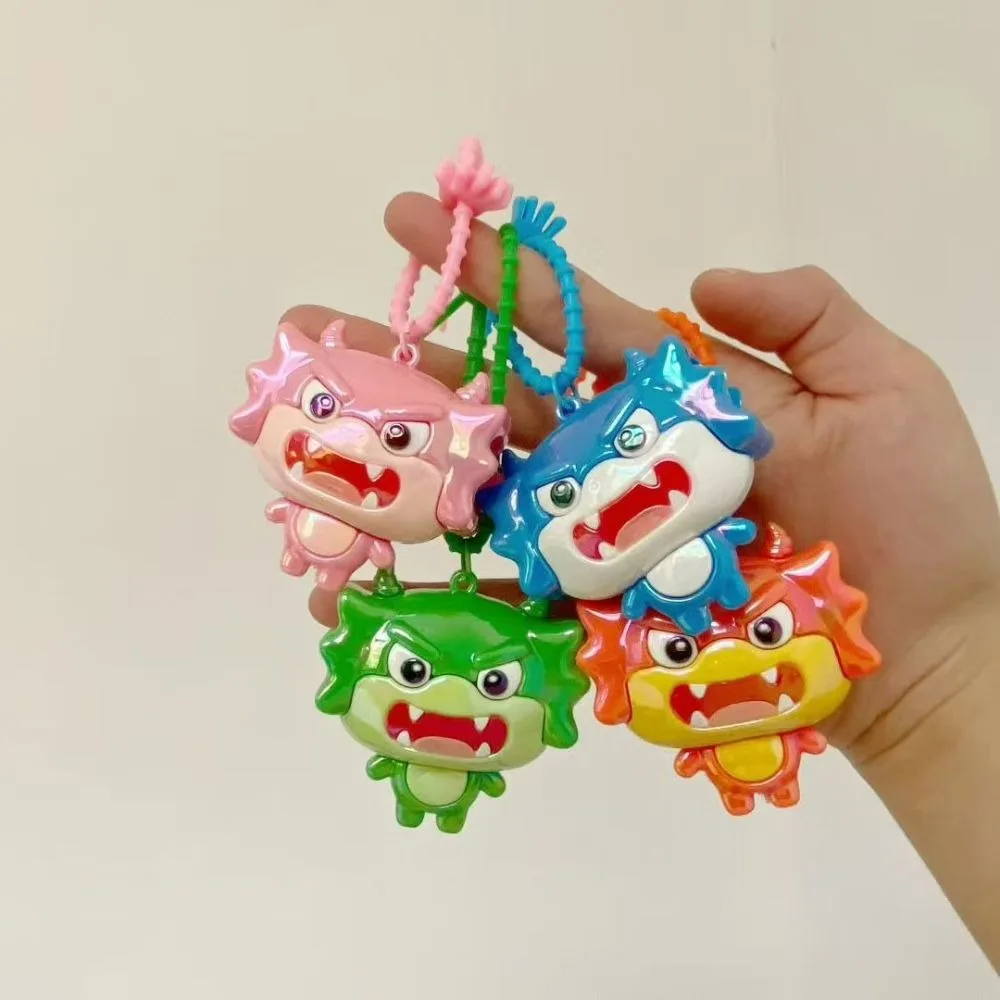 Keyring Shake Activated Squeaky Keychain Portable Beeping Sound Sound Keychain Cartoon Cute Fidget Stress Relief