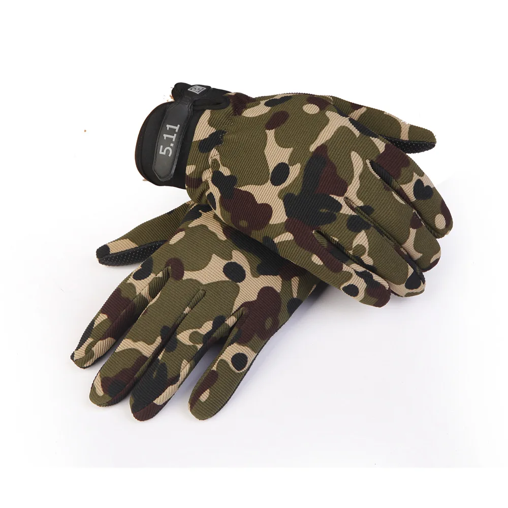 

Full Length Cycling Gloves Men's Thin Anti Slip Cycling Gloves Military Enthusiast Gloves Outdoor Hiking Equipment