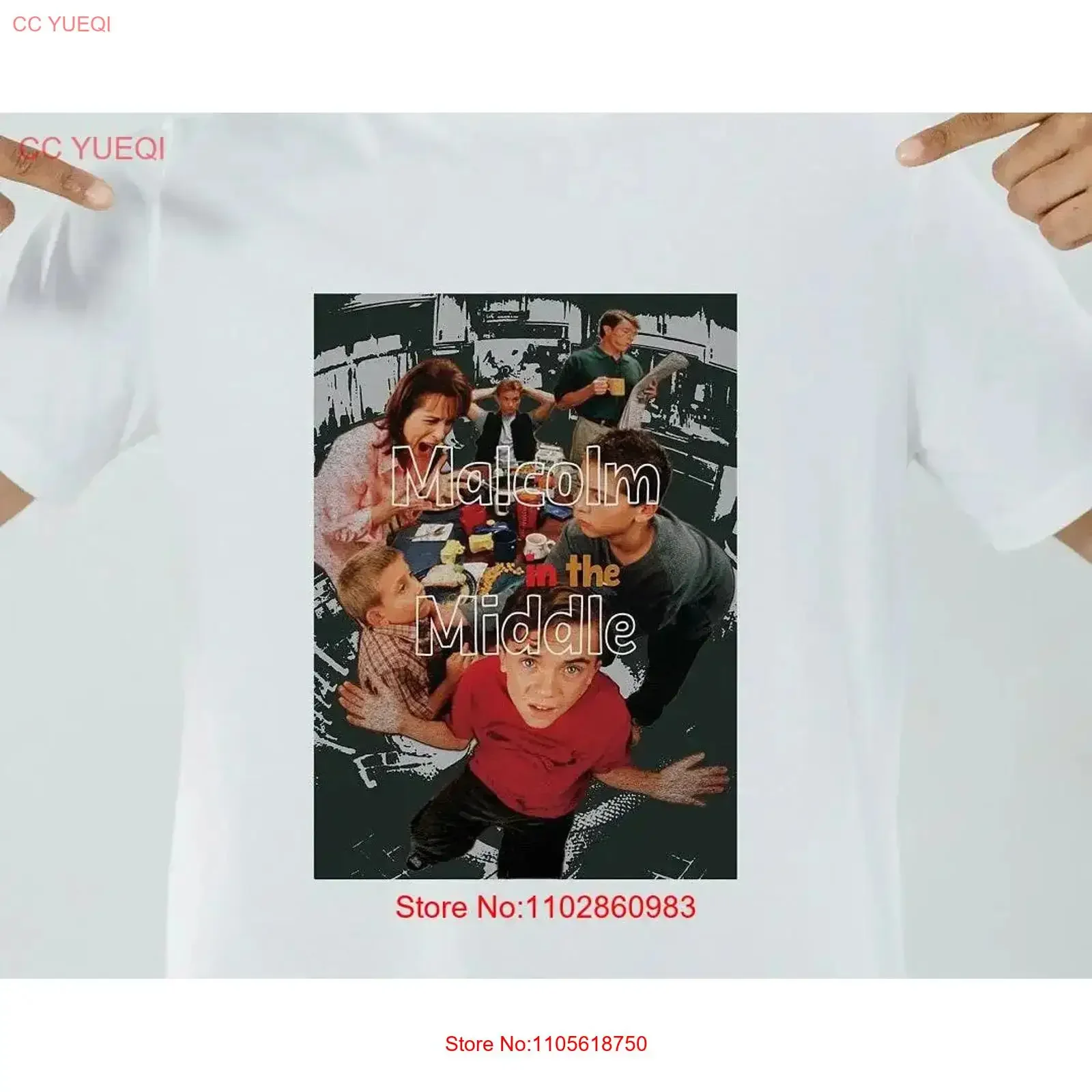 Malcolm in the middle T Shirt Retro Nostalgia Fan Tv show Character gift Series Frankie Muniz Design Childhood vintage Washed