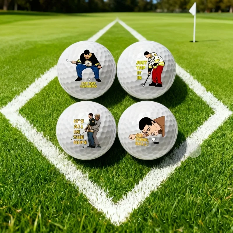 

4 шт./компл. забавные мячи для гольфа стандартного размера, забавные подарки для гольфиста, подарок для мужчин, подарок на день рождения для папы, праздник для любителей гольфа