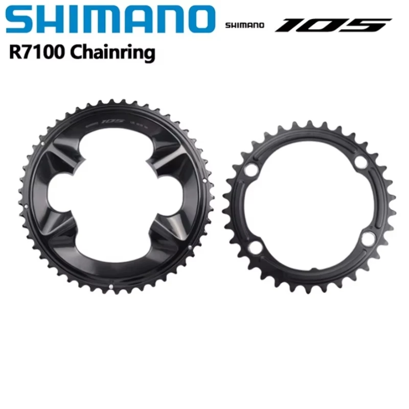 Shimano-Plateau 12 vitesses corde TEGRA, Couronne d'origine pour vélo de route, R7100, R8100, 50T, 34T, 52T, 36T, 12s, 105, 1Pc