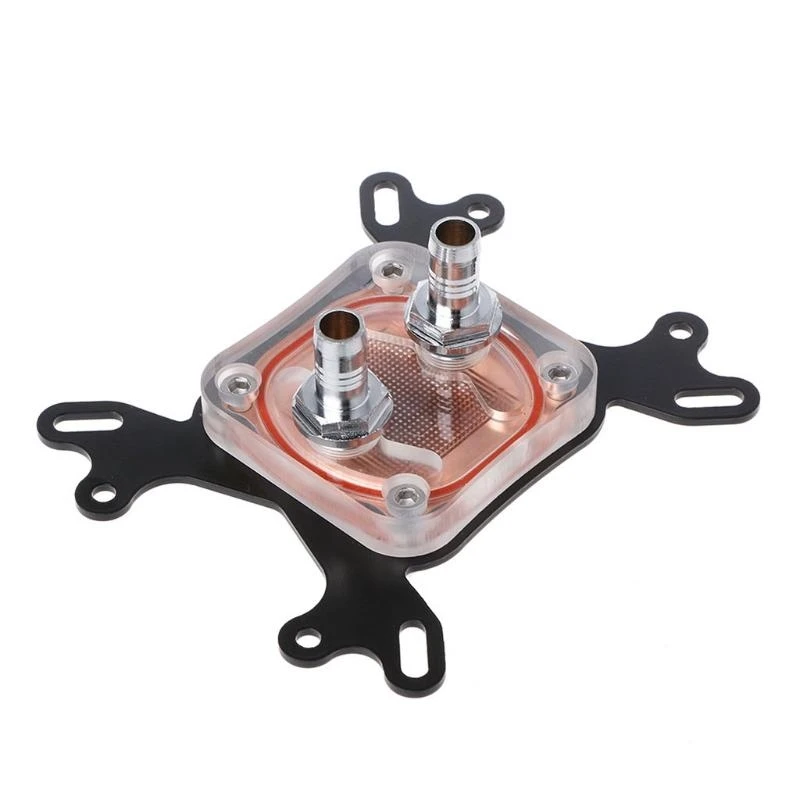

2025 High Quality PC CPU Water Cooler 50mm Transparent Cover Cooling Block For AMD For Intel Computer