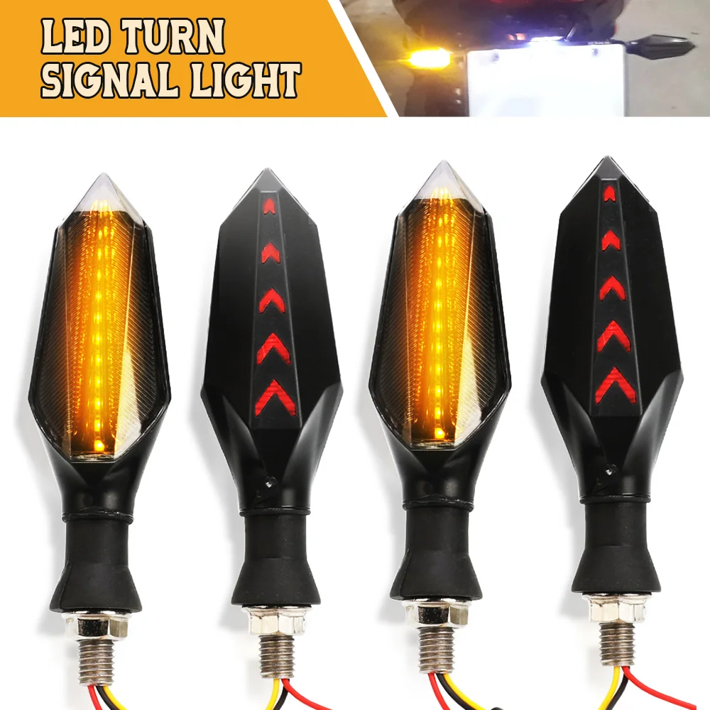 

For Ducati 1199 1299 1199S 899 959 Panigale Motorcycle LED Turn Signal Lamp Sequential Flowing Indicator Lights Amber Light