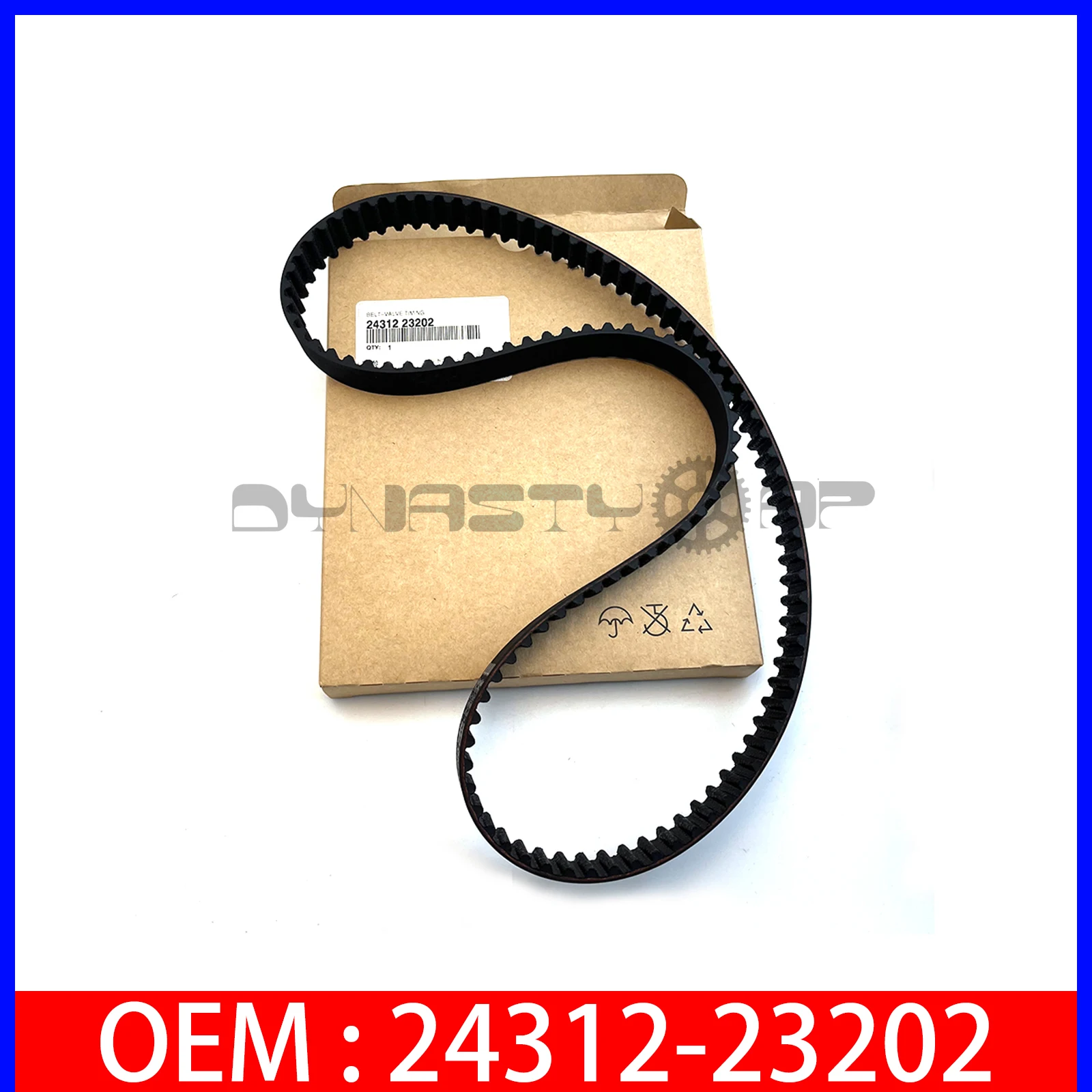 

24312-23202 Timing Belt Fits 1997-2008 Hyundai Kia 2.0L DOHC "G4GF" 2431223202