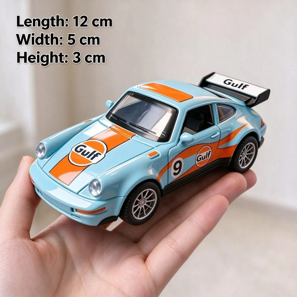 1:36 Classic Retro 911 Diecast Car Model, Alloy Static Display Racing Vehicle, Collectible Toy, Holiday Gift for Car Lovers