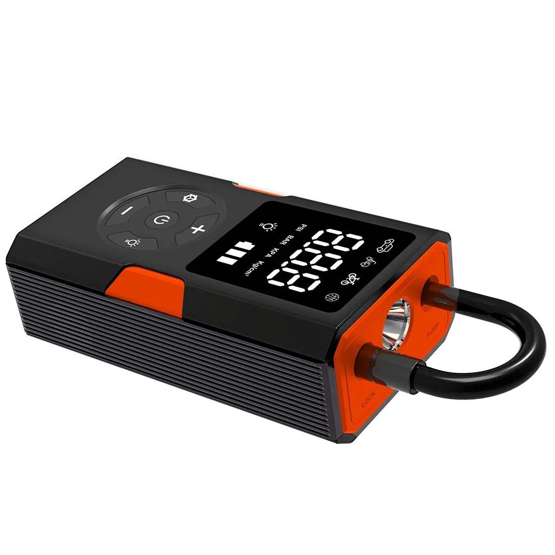 مضخة هواء كهربائية محمولة USB 5 فولت/2 أمبير تيار مستمر مضخة هواء صغيرة للدراجة والسيارة والكرة