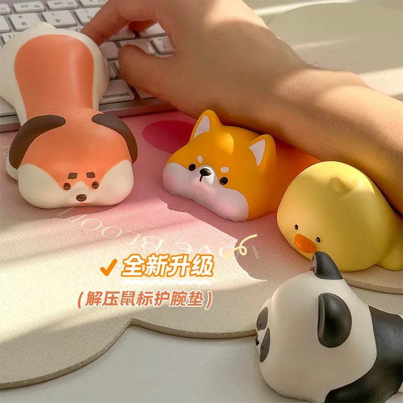 Decompression memory cotton mouse pad wrist pad cute office desktop mouse wrist pad wrist pad wrist support hand pillow