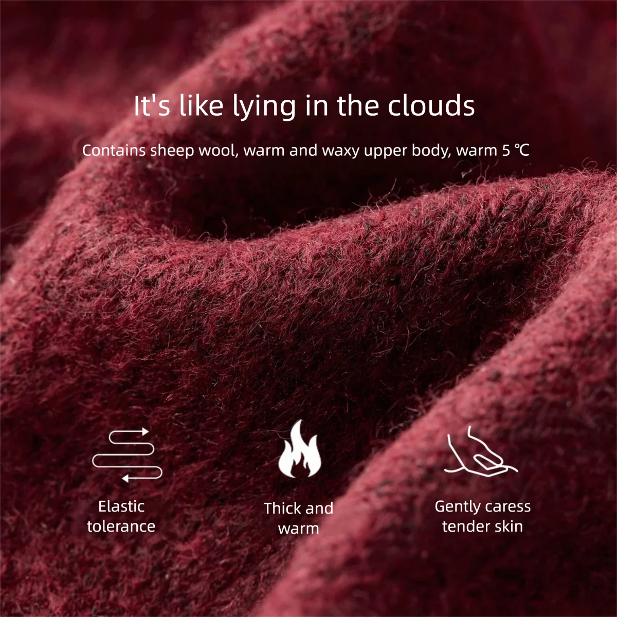 سترات شتوية من SENTUBILA للسيدات مطرزة بالترتر 2025 بلوفرات بأكمام طويلة ورقبة دائرية فضفاضة محبوكة سترات نسائية W54EE3874 #4