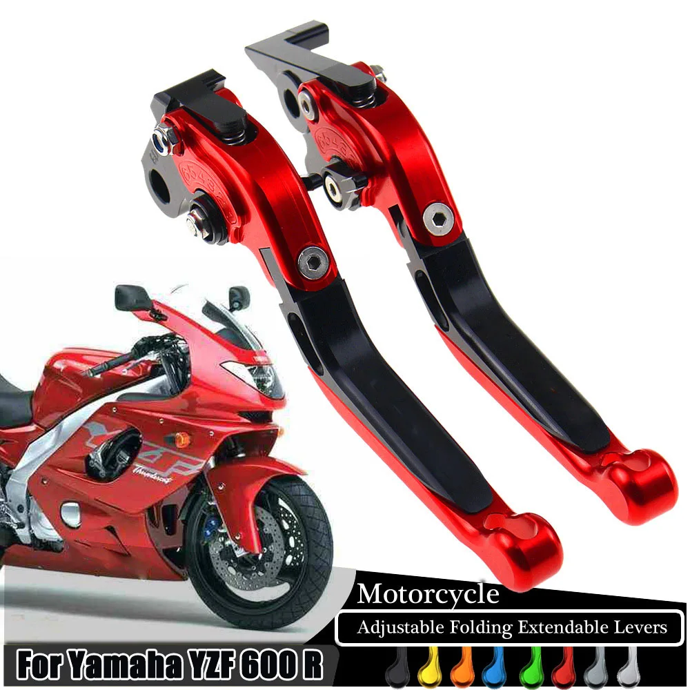 

For Yamaha YZF600R 1999-2007 Motorcycle Brake Clutch Levers Nice CNC Folding Adjustable Retractable Clutch Brake Levers handles