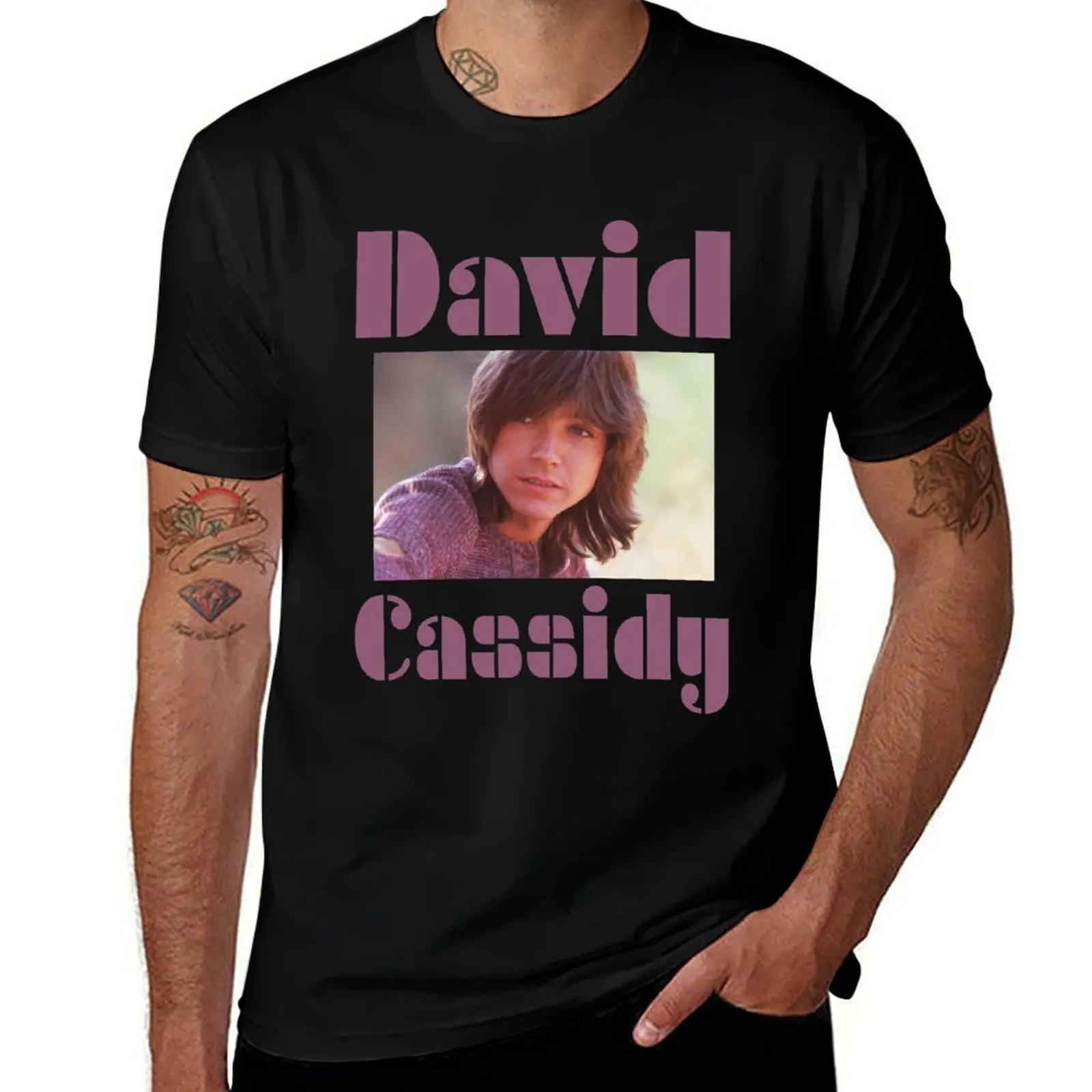 

David Cassidy T-Shirt High Elasticity Sports Tee Shirt
