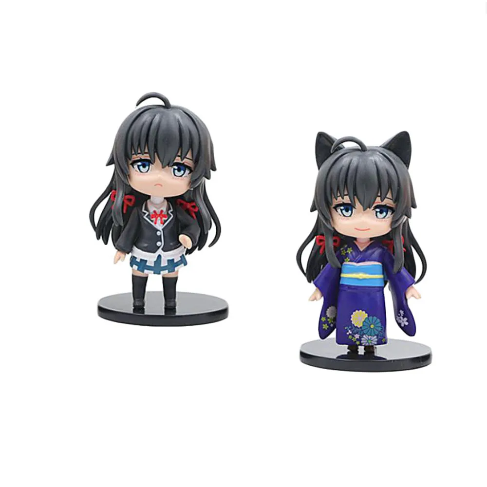 Figuras de acción de Yukinoshita para niñas, uniforme escolar Yukin Yuigahama Isshiki Iroha, modelo de colección de PVC, 1 piezas