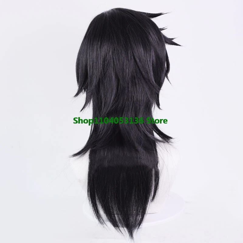 Jeu Arcane Saison 2 Vi Jinx Cosplay Perruque Cheveux Noirs et Rouges pour Femme Hommes Halloween Carnaval ixLOL Py Play Perruque