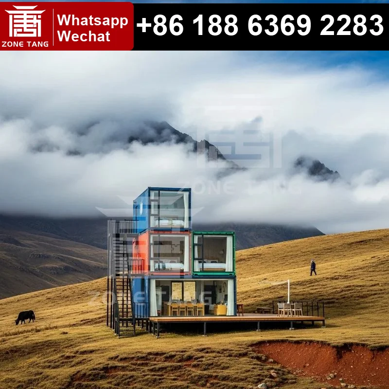 

Insulation Fireproof Double Wide Manufactured Homes Flat Pack Home Mobile Home Developer Manufacturers Cost Effective Kit Homes