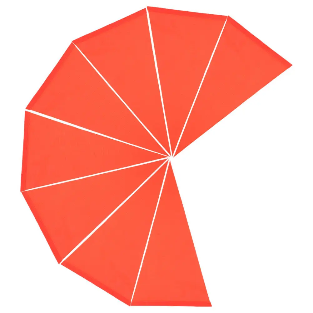 8Pcs Bright Reflective Bicycle Safety Flag Windproof Rainproof Portable Bike Warning Flag Cycling Accessory