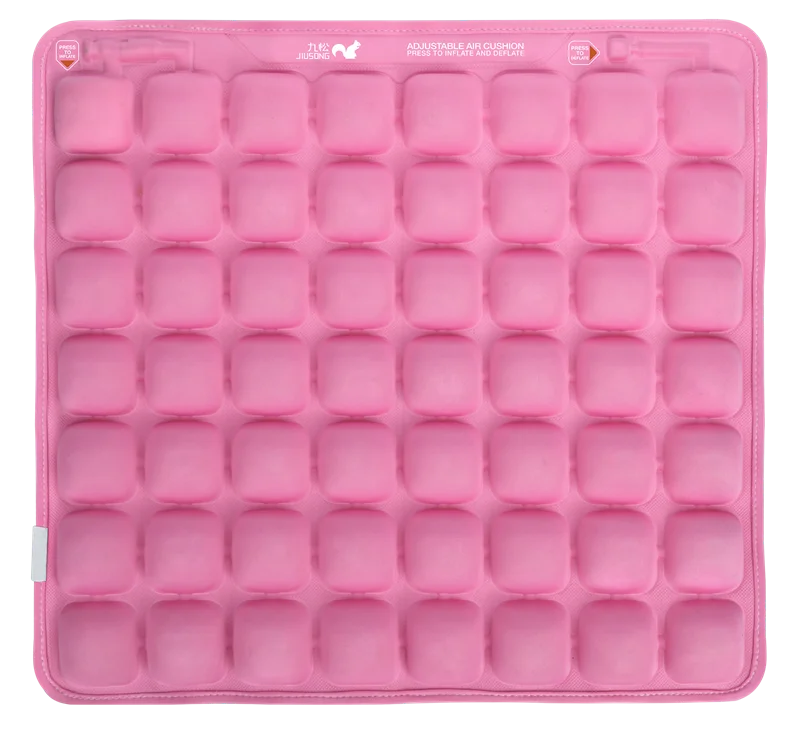 Soft Hand Press to Inflated Anti-bedsore air Cell Seat Cushion for Wheelchair Office Chair Class Camping Pregnant Women Use