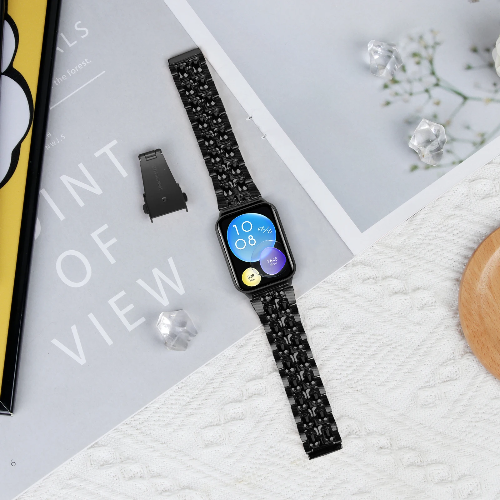 حزام معصم معدني لساعة Xiaomi Mi Band 8 Pro/9 pro الذكية، ملحقات بديلة متوافقة مع ساعة Redmi 4/5