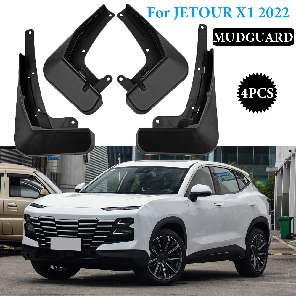 

New upgrade For JETOUR X1 2022 2023 Mudguards Fender Mudflaps Car Accessories Mud Flap Guards Splash Mudguard 4PCS