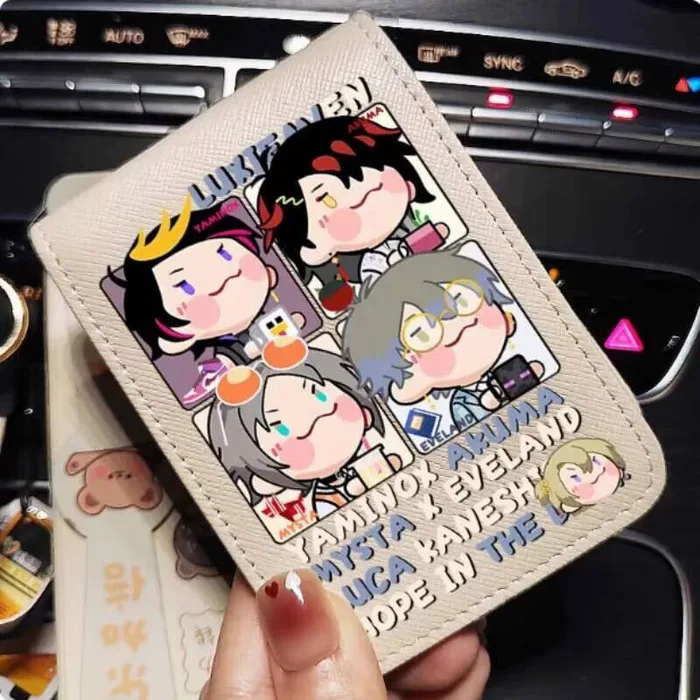 

Anime Luxiem Mysta Vox Luca Fashion Wallet PU Purse Card Cash Holder Bag Cosplay Gift B2285 Anime