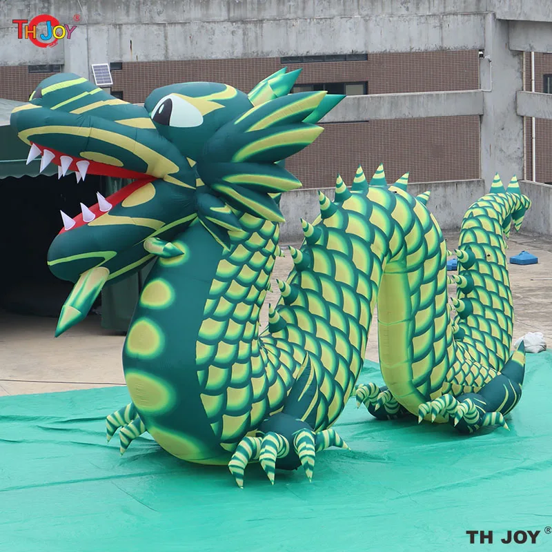 Drago cinese gonfiabile gigante lungo 6m del drago Airblow per la festa all'aperto di evento di capodanno di malesia